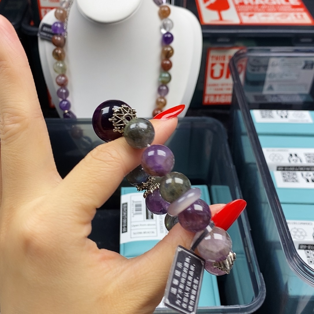 银S925镶嵌水晶手链