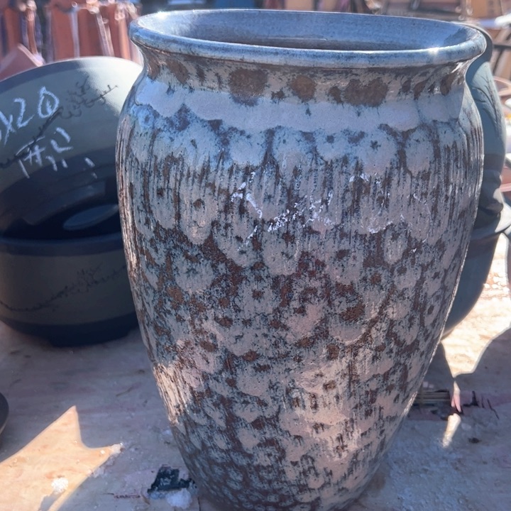 红陶紫砂兰花盆高32