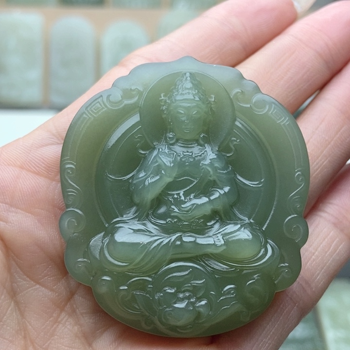 和田玉颈饰未镶嵌香***柴