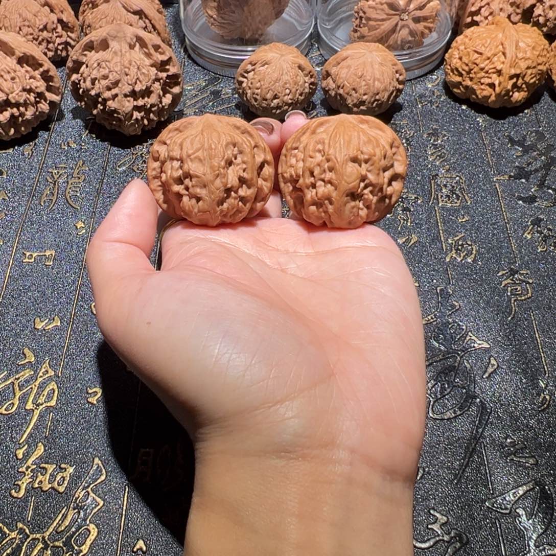 吊坠文玩核桃野狼39手把件158