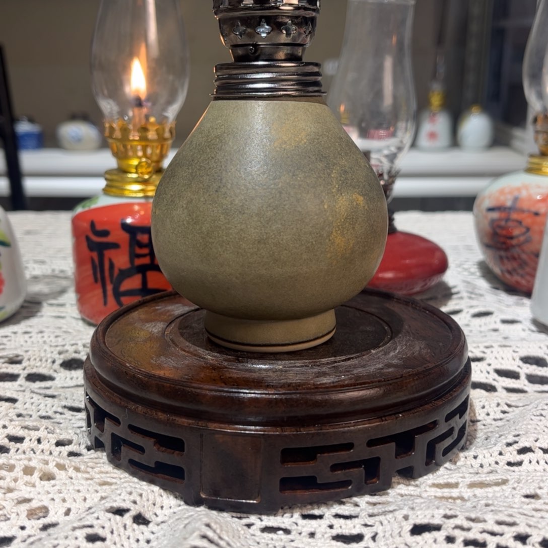 摆件景德镇陶瓷香薰灯