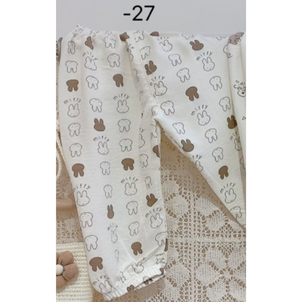  煊-【2570-27满印小兔】防蚊裤