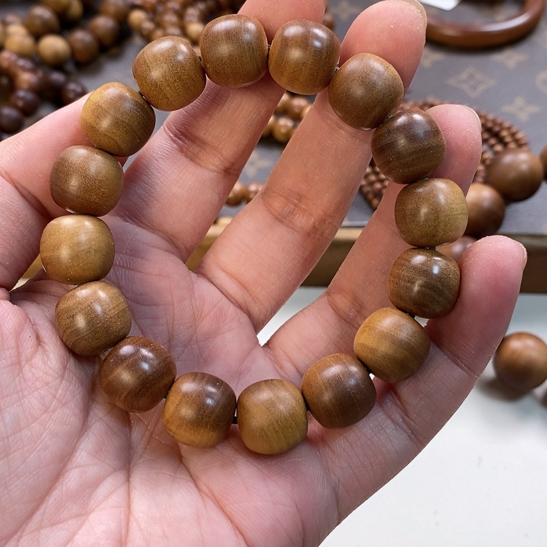 檀香木手串/手链供奉料老山檀13×13.5