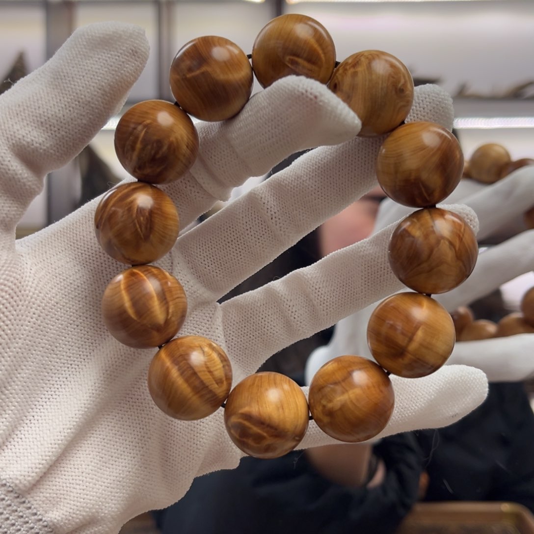 柏木（崖柏）手串/手链20陈化闪电龙胆51.5清香药香