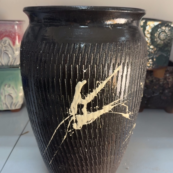 紫砂花盆口20高30，111111