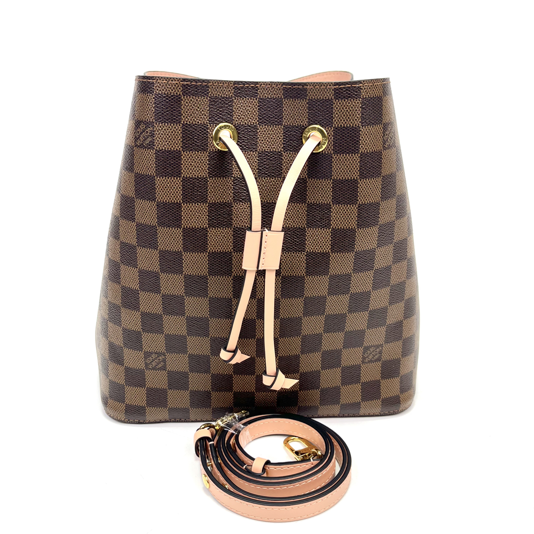 99新 LouisVuitton/路易威登 拾壹/LV棋盘格粉桶/99新/49132622