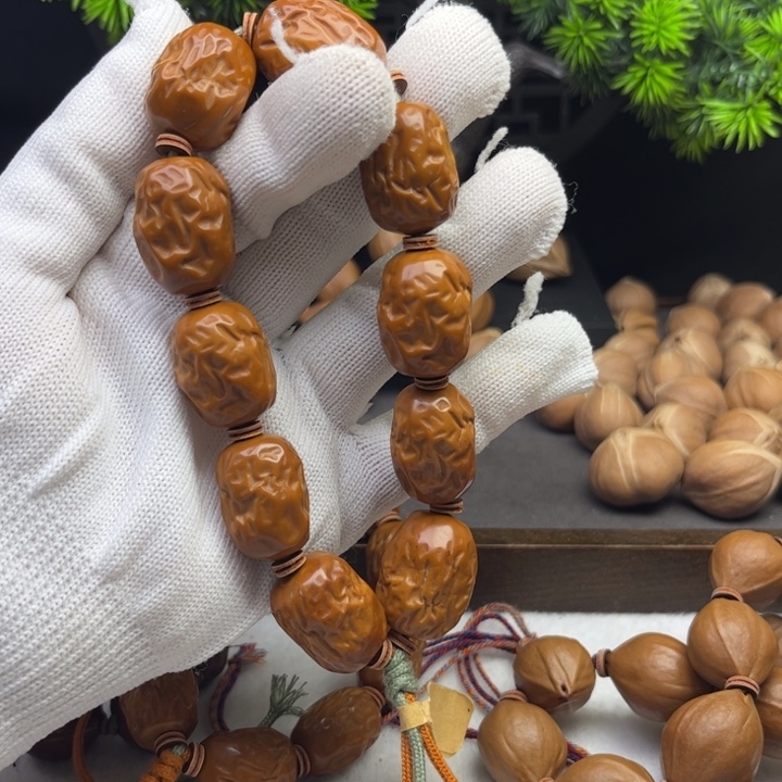 一***.橄榄核手串/手链1.6*2.4三花铁核