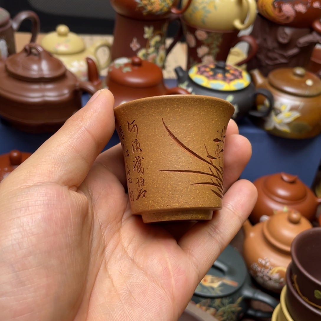 茶杯紫砂紫砂主人杯50cc