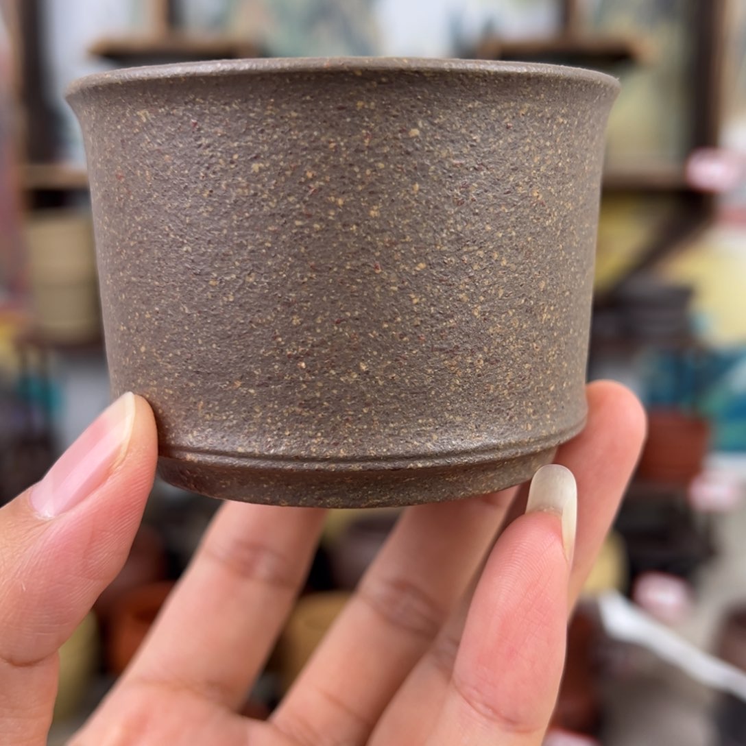 紫砂茶杯拙器甄选，纯原本矿。