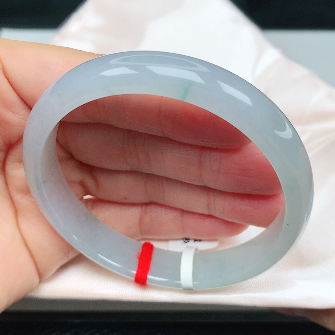 未镶嵌手镯翡翠冰胶飘花2