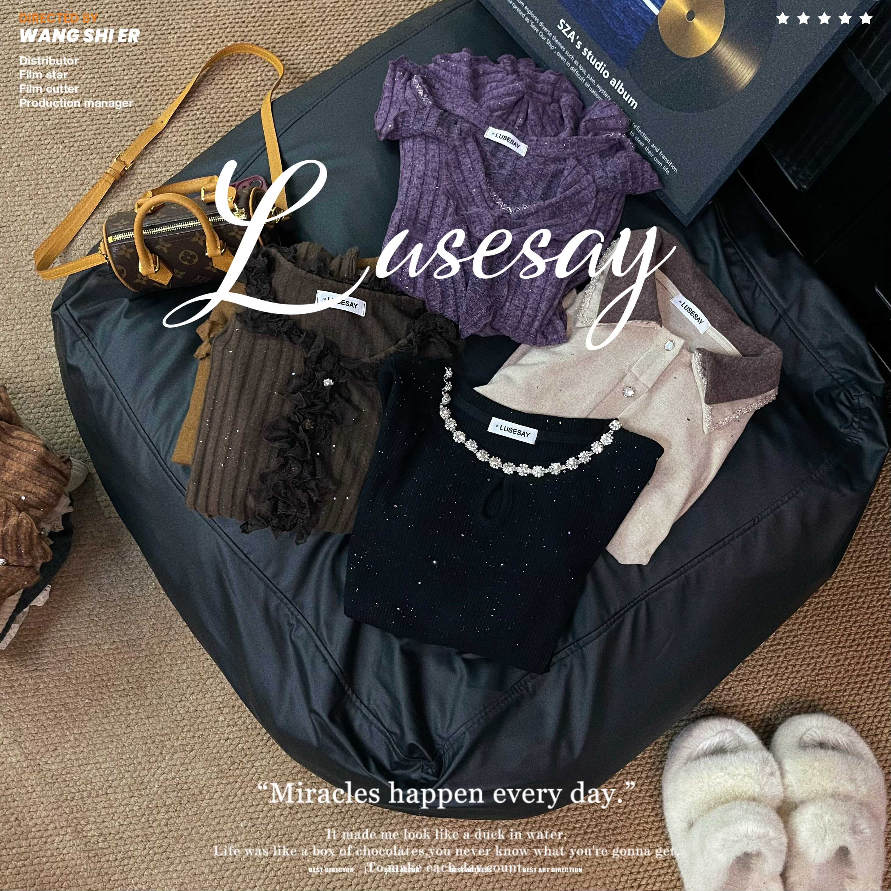 【 设计感秋冬长袖合集 】2025秋冬时尚百搭休闲显瘦新款t恤上衣xh