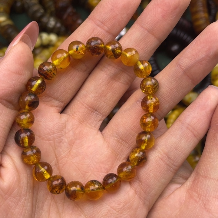 琥珀未镶嵌珠宝奇石