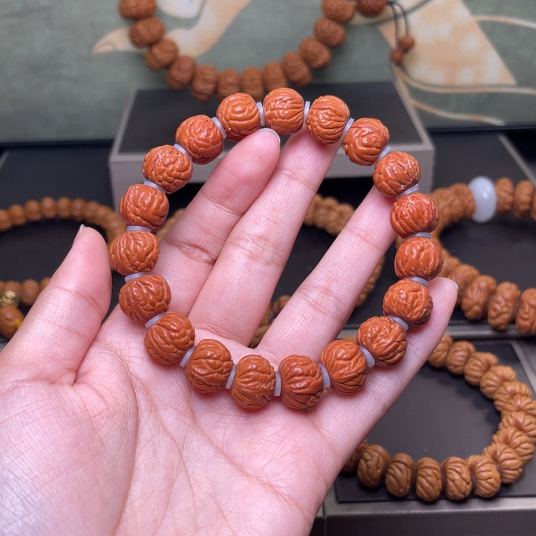 吊坠桃核14荔枝纹