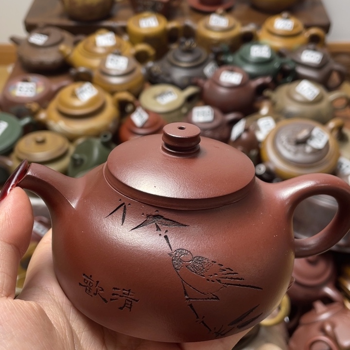 茶壶紫砂紫砂微瑕