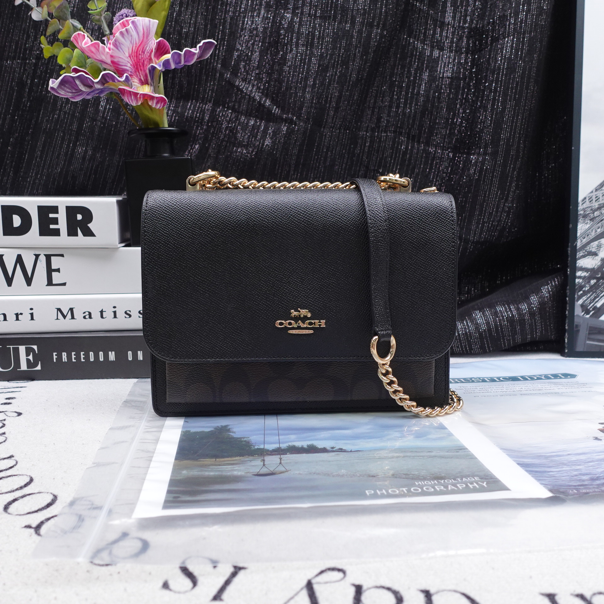 95新 COACH/蔻驰 单肩包/T10270630