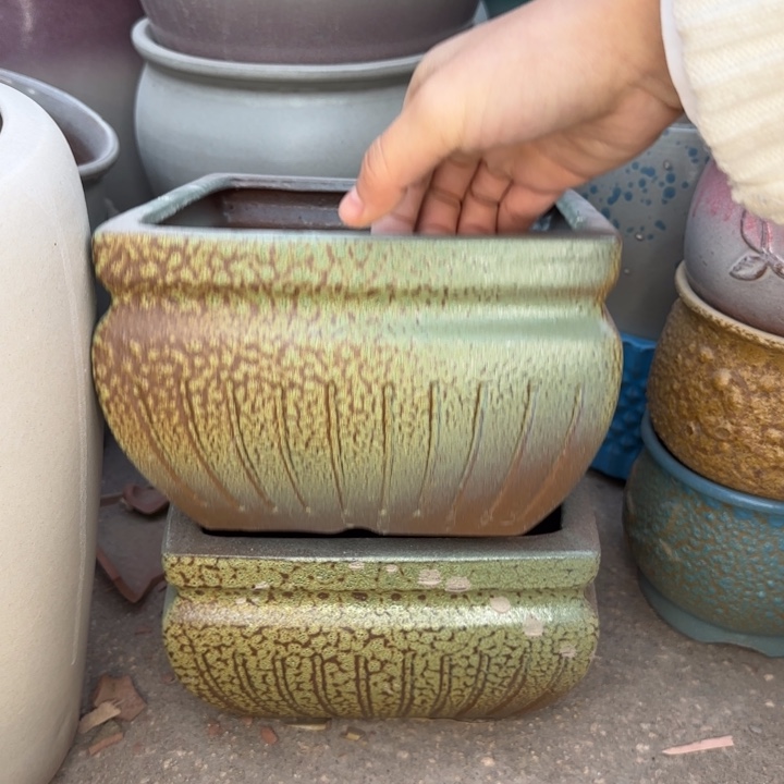 瑕疵花盆处理啦口17高13