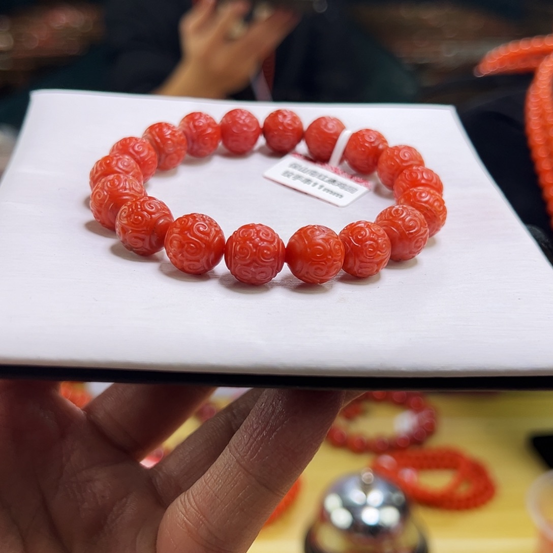 南红玛瑙未镶嵌买11+mmm哑光