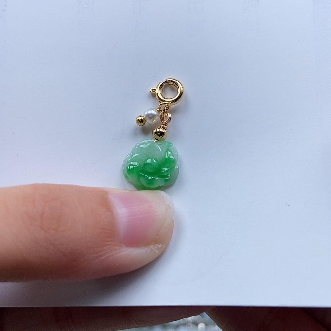 未镶嵌挂件翡翠闪