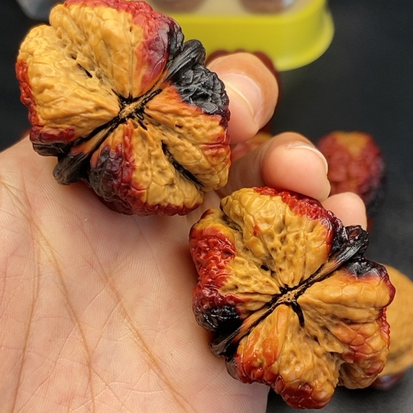 【闪购商品】把件文玩核桃44尺蝴蝶蟾