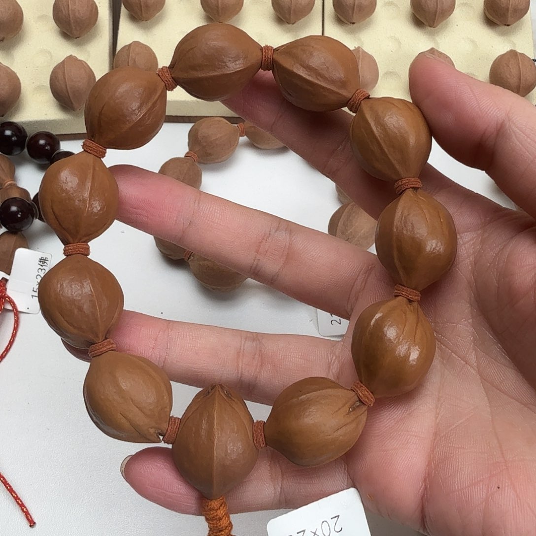 遇****手串/手链橄榄核梅林铁核20×26
