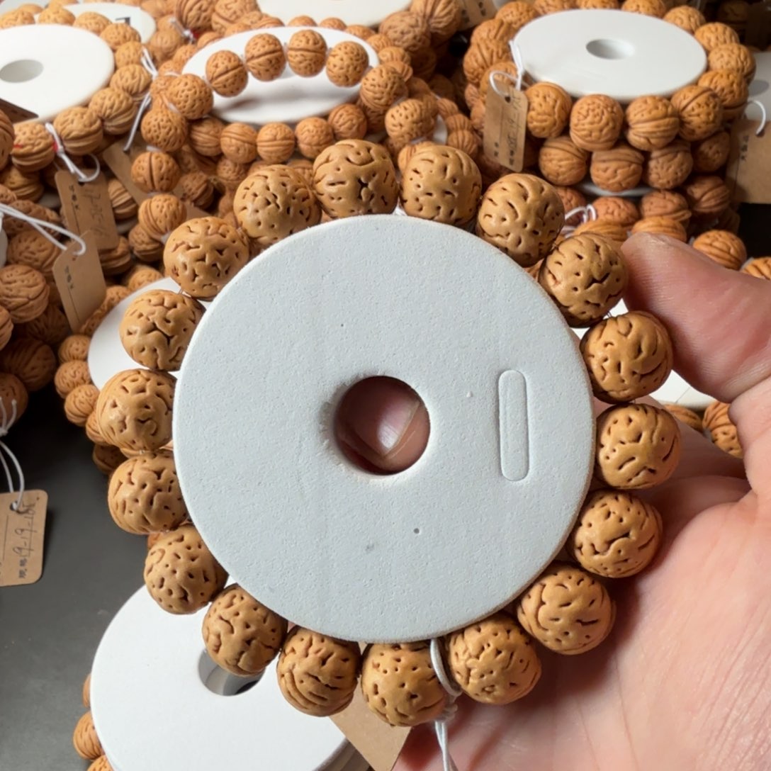 桃核手串15大龙肌肉纹