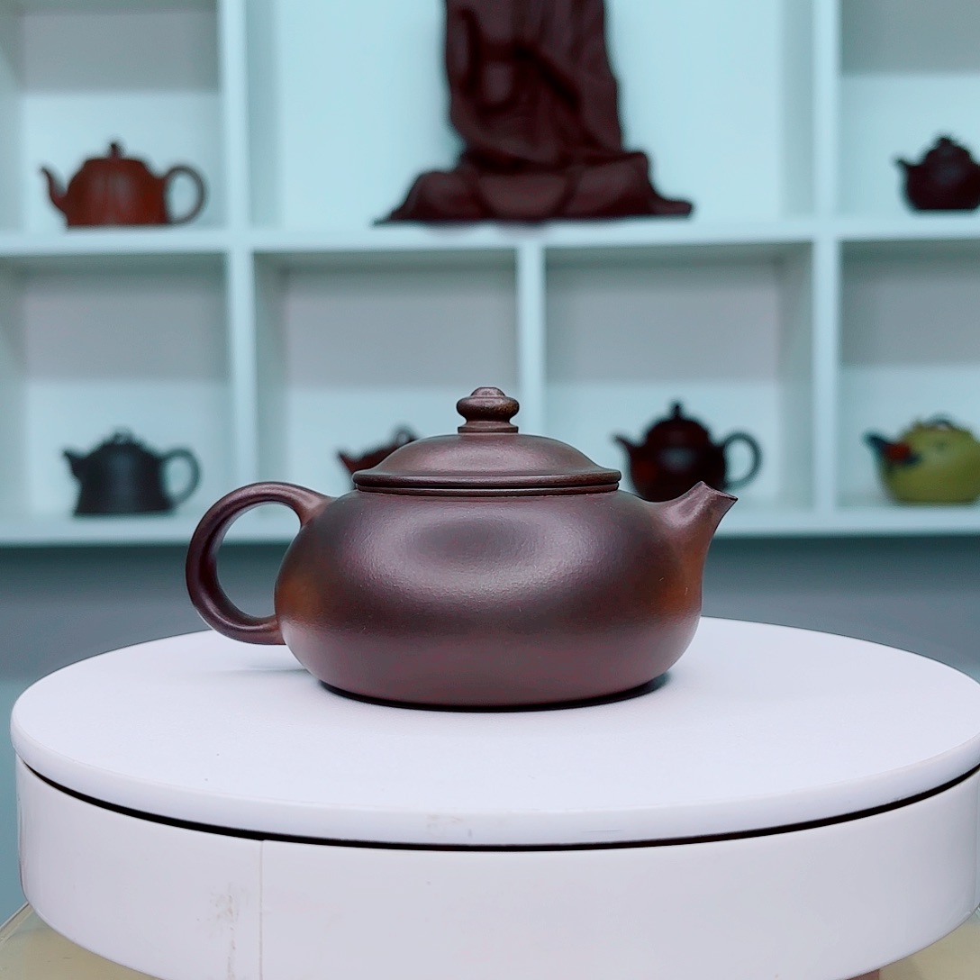 紫砂茶壶大**园寒江170 毫升