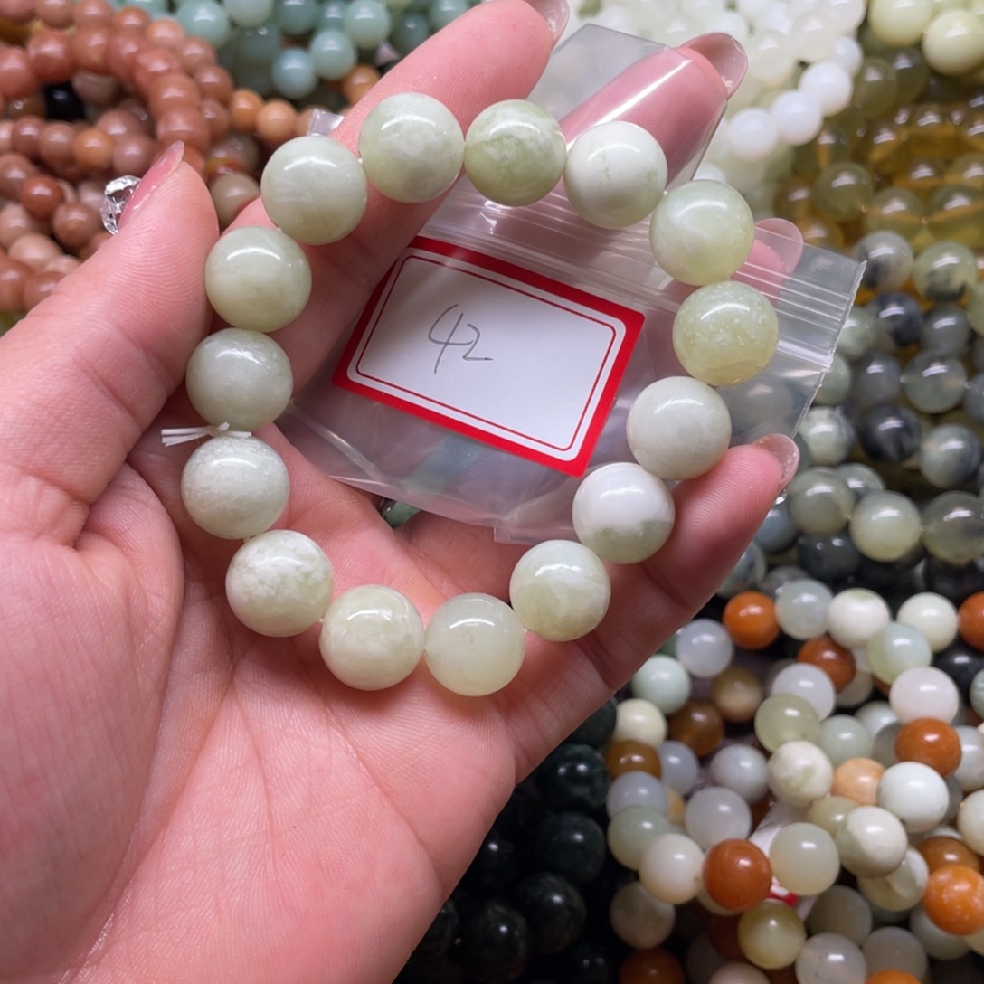 蛇纹石玉未镶嵌手串