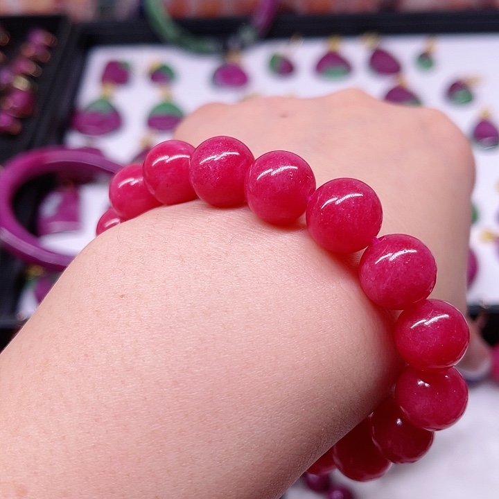 红宝石蔷薇手串未镶嵌