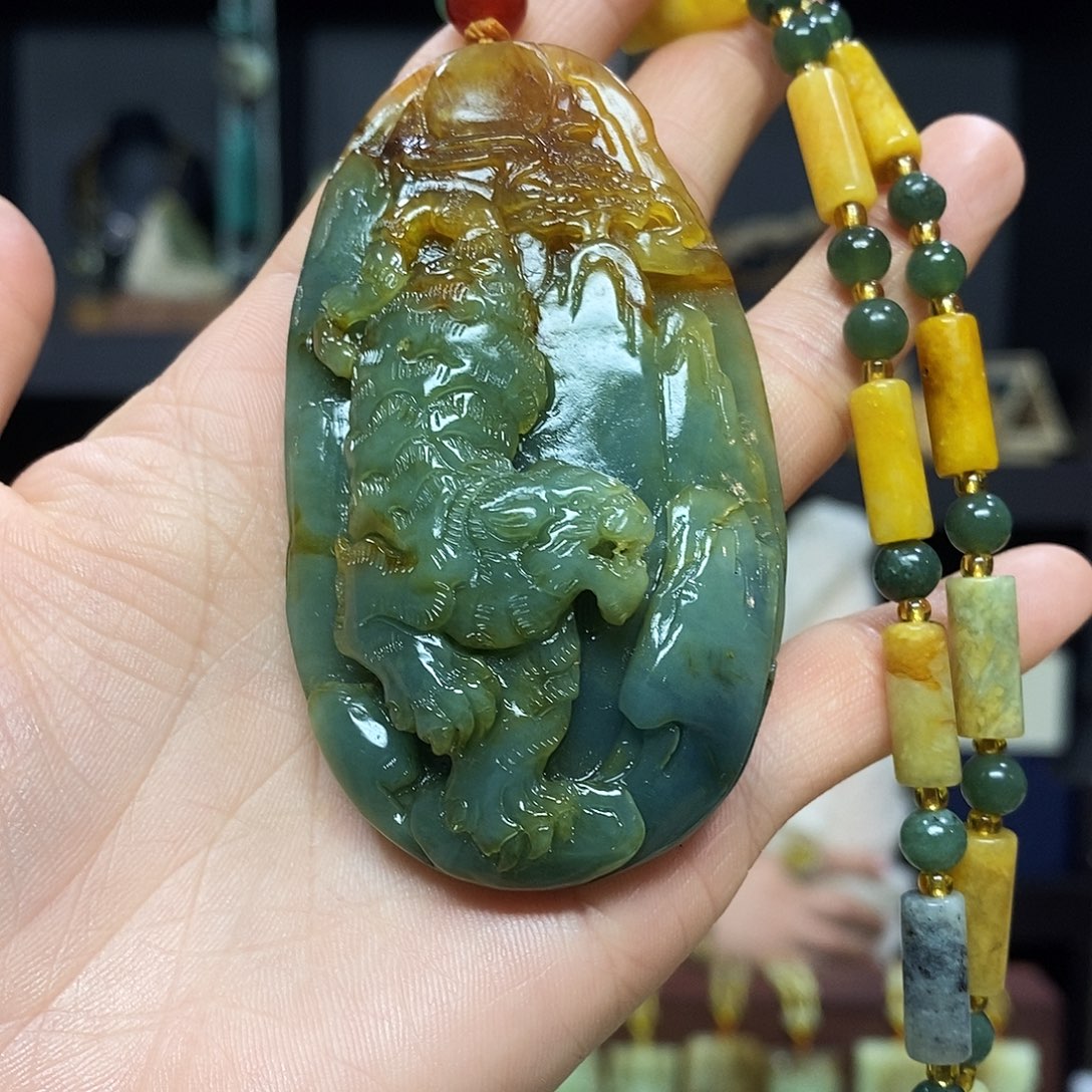 岫玉挂件吊坠未镶嵌