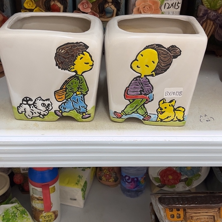 粗陶材质多肉花盆