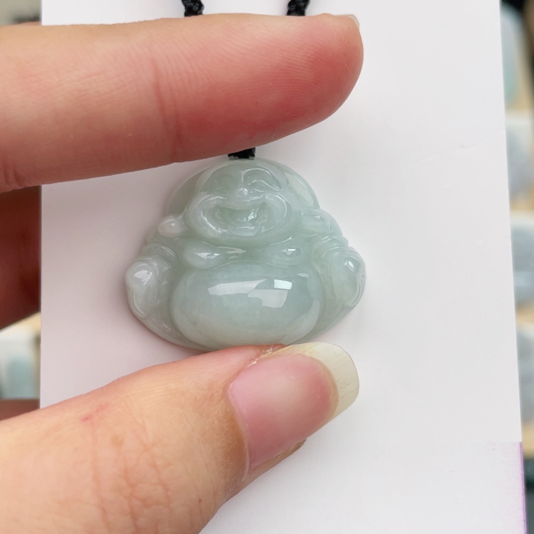 颈饰未镶嵌翡翠佛公