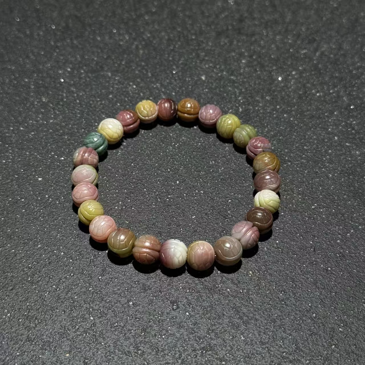 【云霞珠宝】盐源单圈手串DS110907——多样性发其一