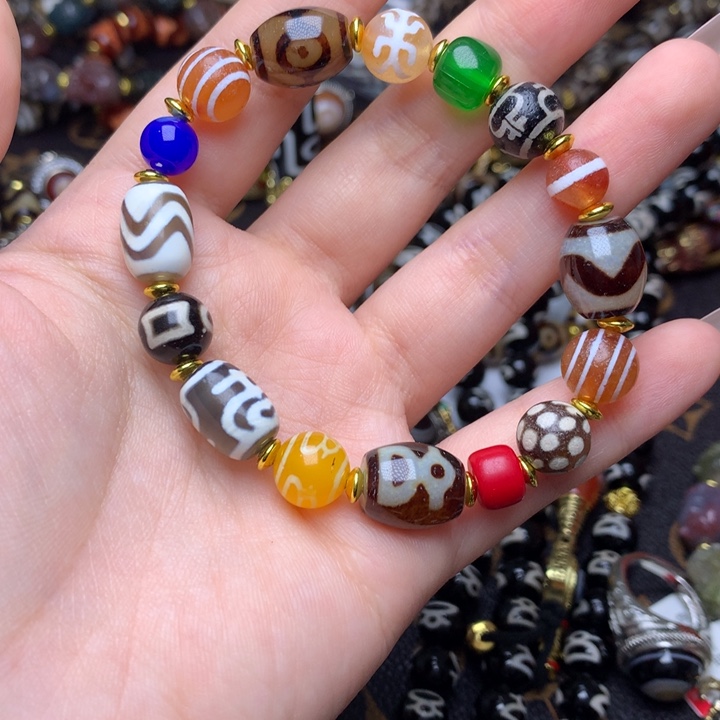 玛瑙/玉髓未镶嵌发一条