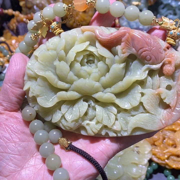 岫玉岫玉吊坠未镶嵌李**）