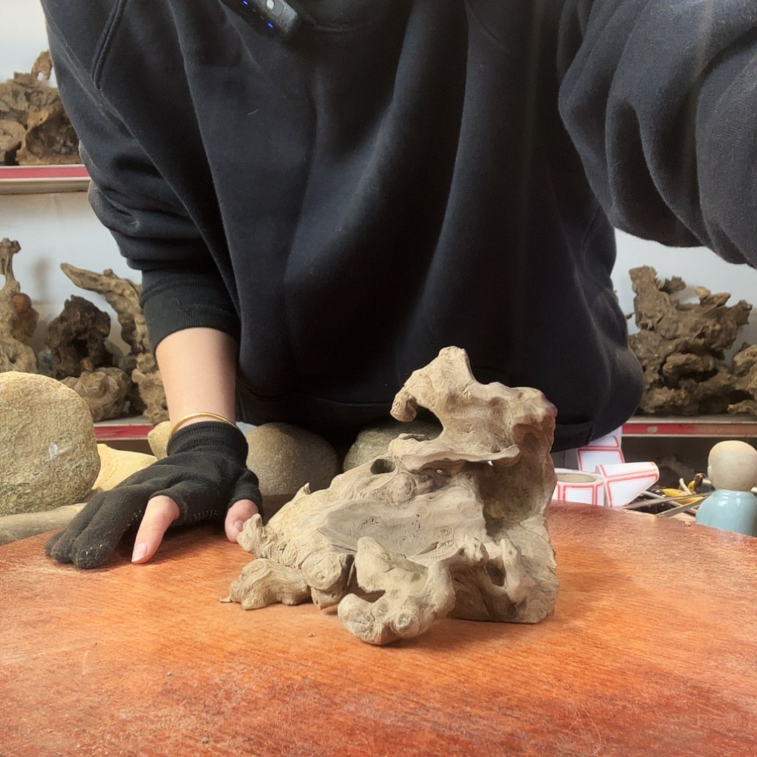 遥***绘木黄荆自然风化无漆无蜡