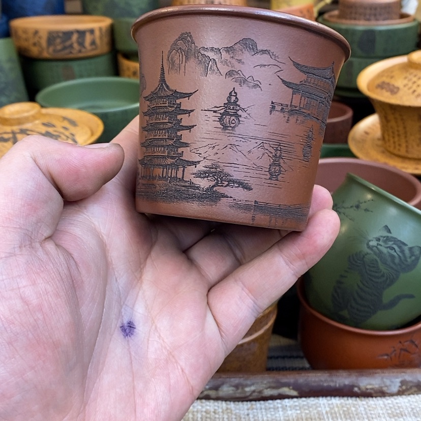 【闪购商品】紫砂杯子宜兴全手工紫砂杯