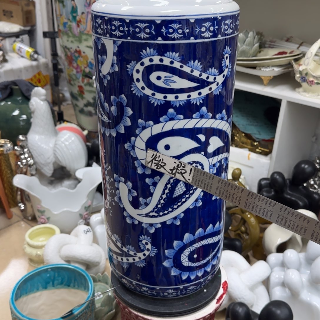 瓷片陶瓷工艺花瓶摆件