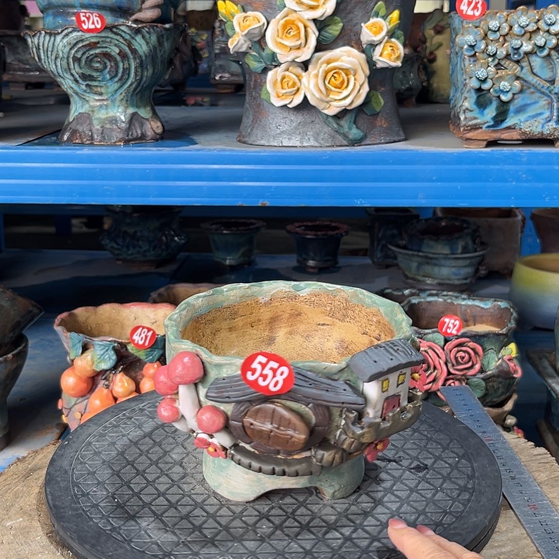 福利558 号陶然花器手工花盆