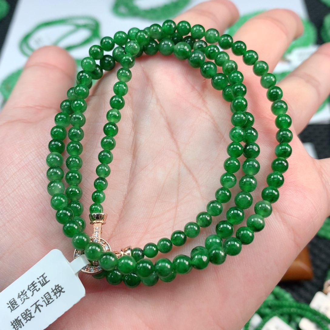 翡翠手链未镶嵌翡翠