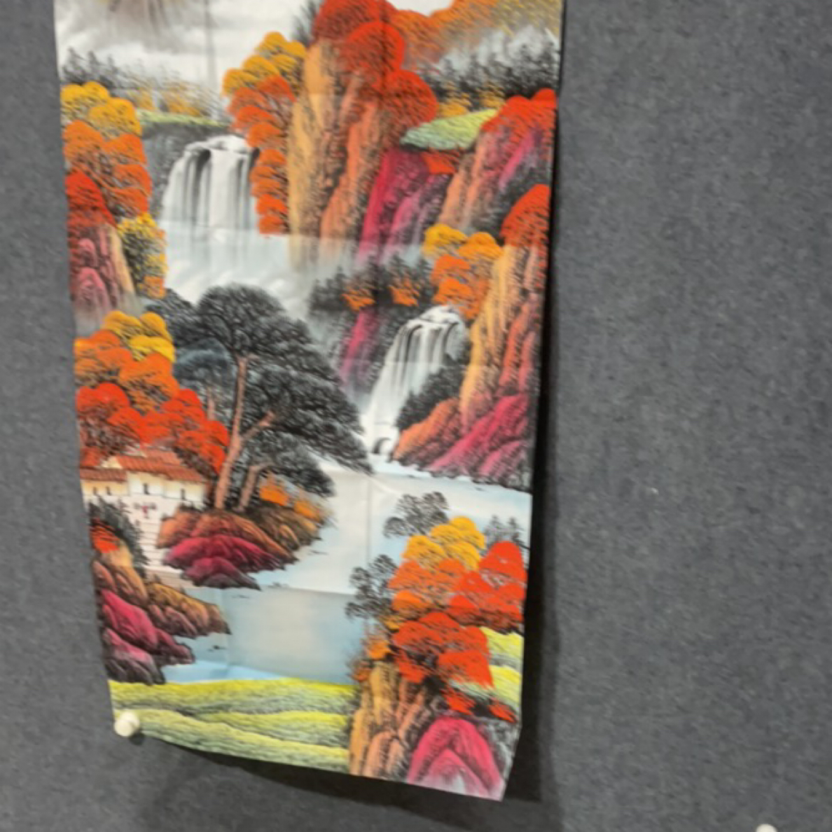 玖玖画院。 四尺山水