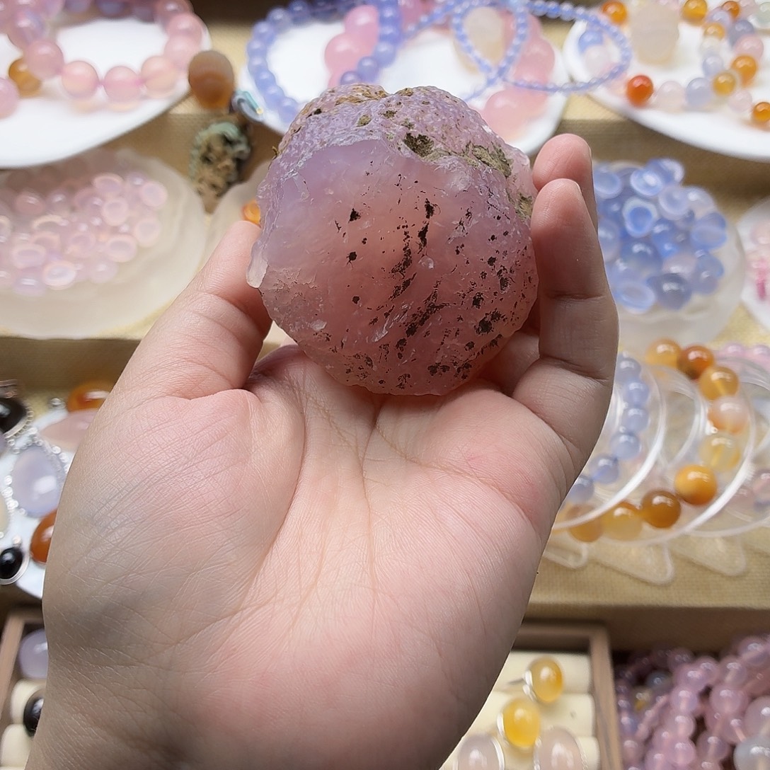 业***卢玛瑙/玉髓合金珠宝半成品