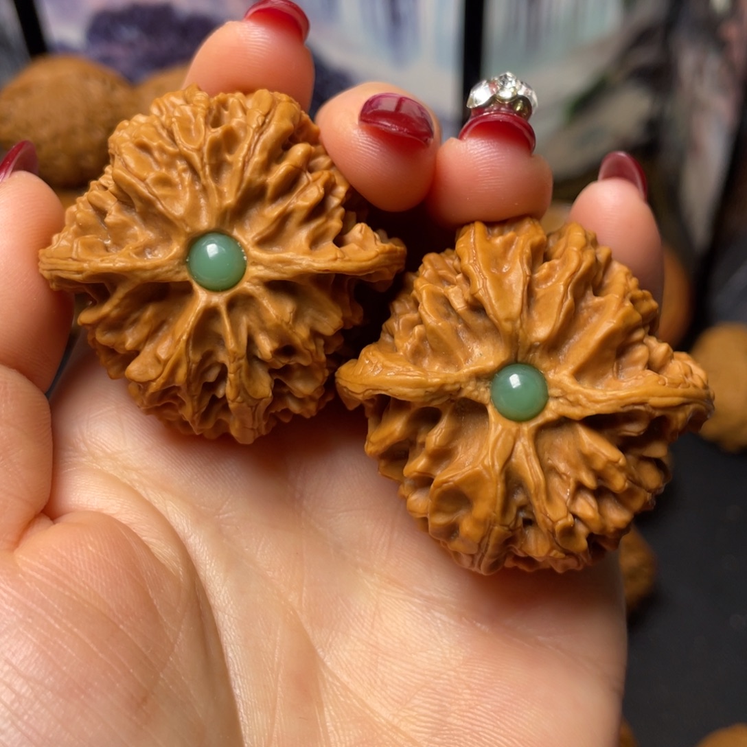 把件文玩核桃43全品苹果园