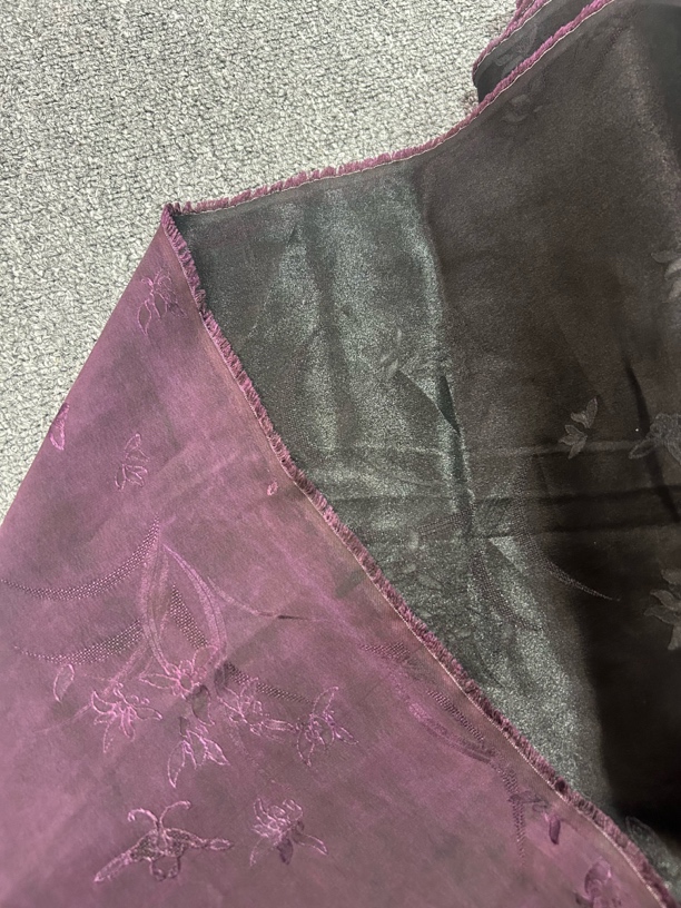 非遗香云纱新中式提花面料