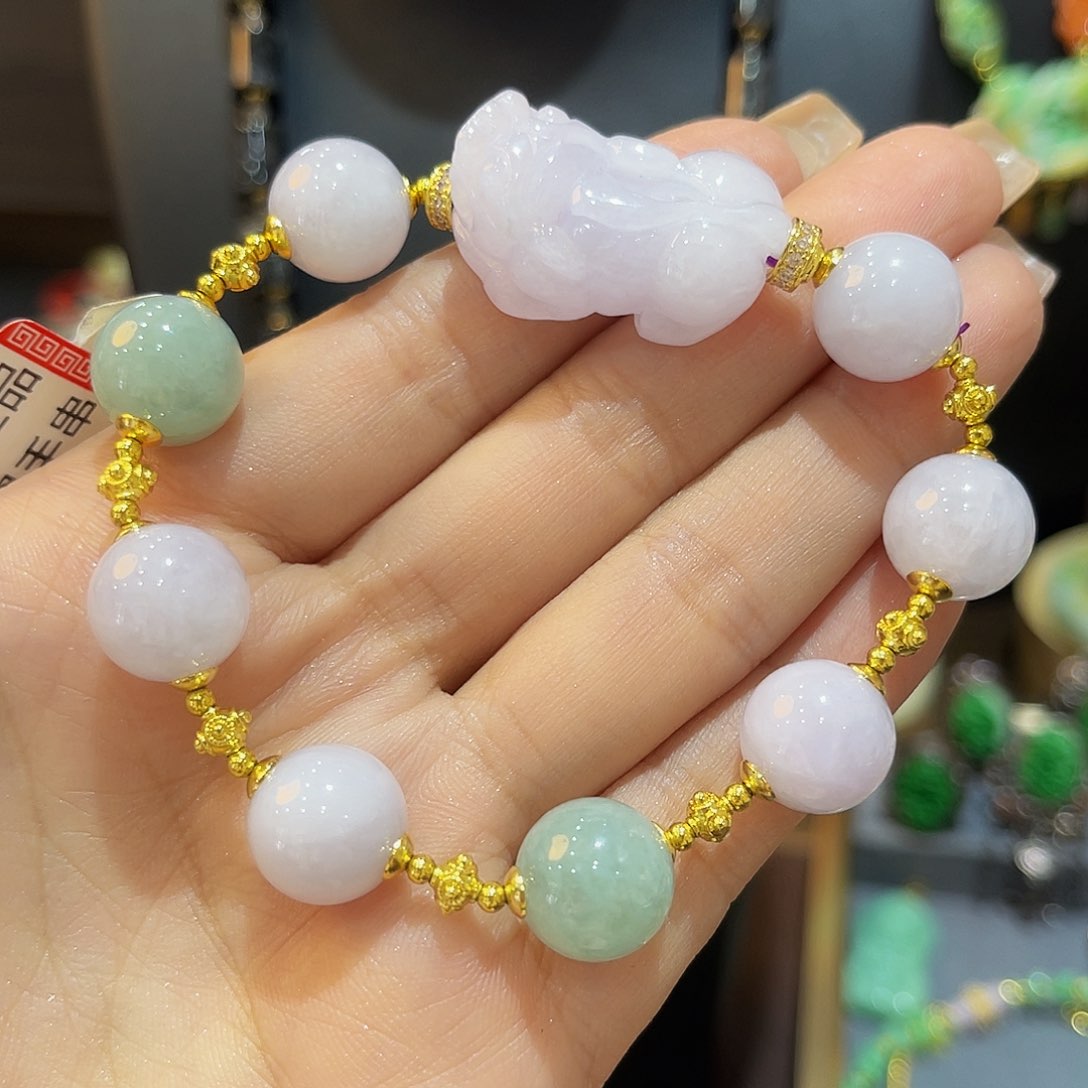 未镶嵌手串翡翠貔貅