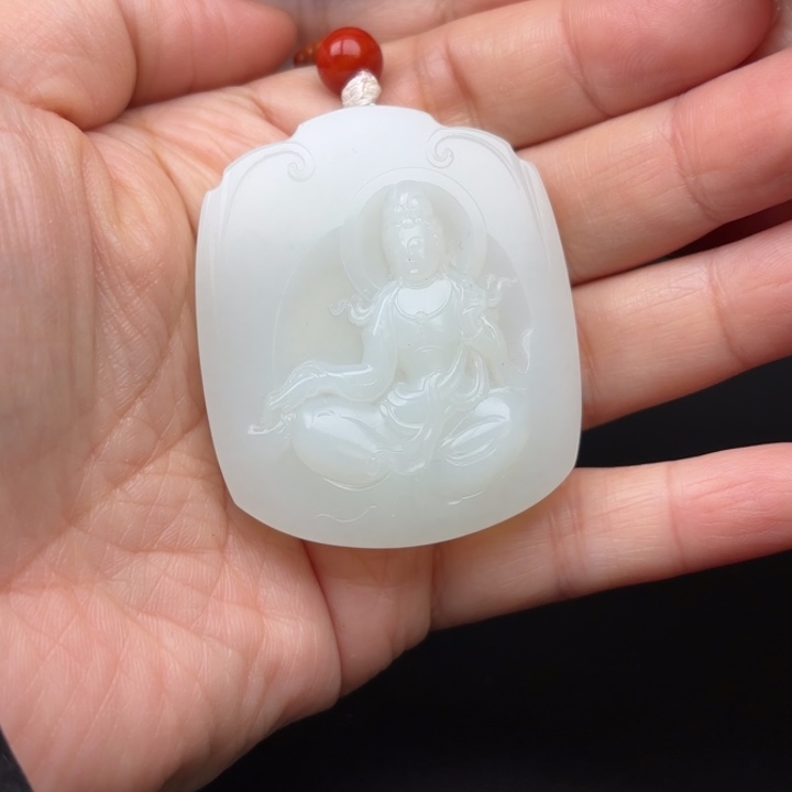 未镶嵌和田玉挂件欢**福