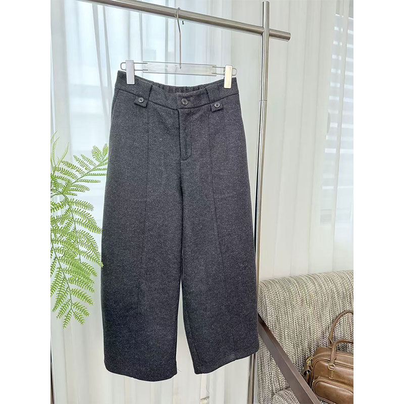【女装优选】GUMG-韩系简约毛呢西装裤GM20462