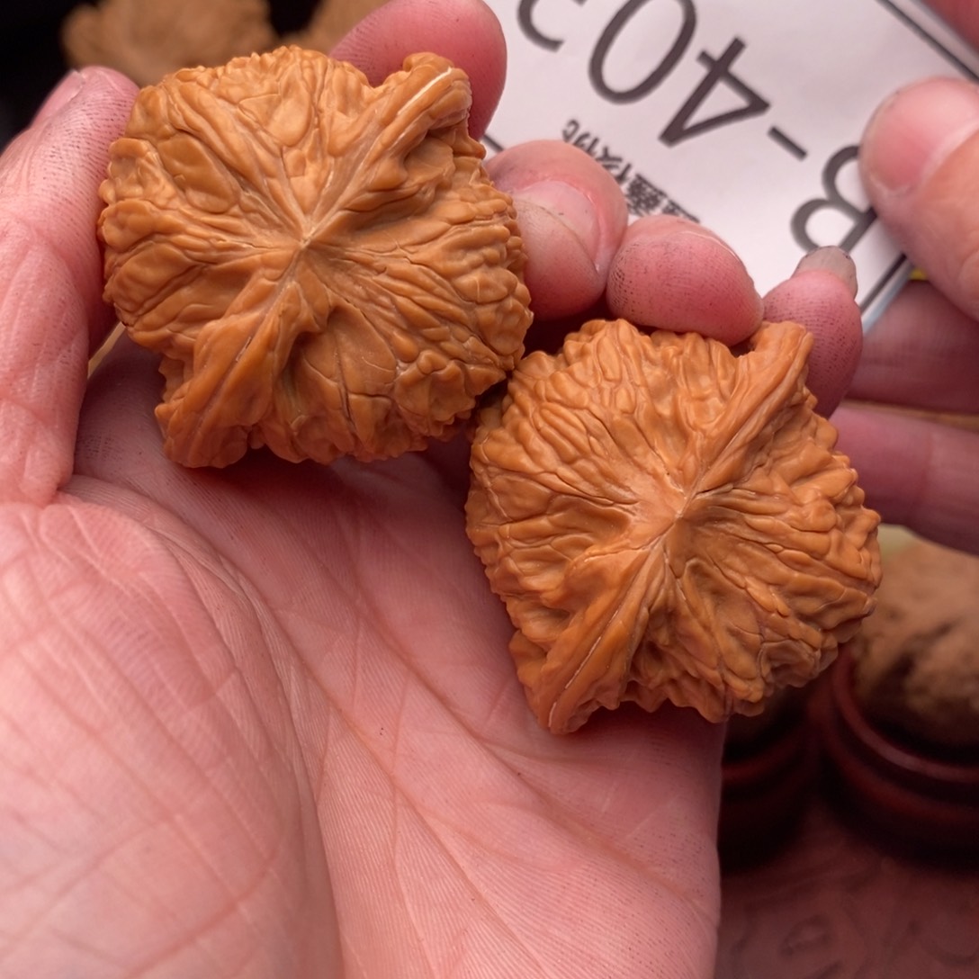 文玩核桃把件磨盘41