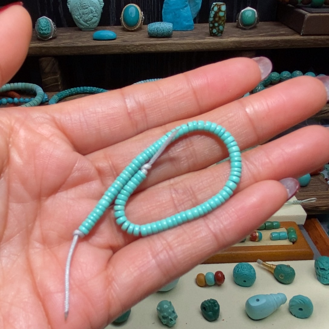 绿松石珠宝奇石未镶嵌