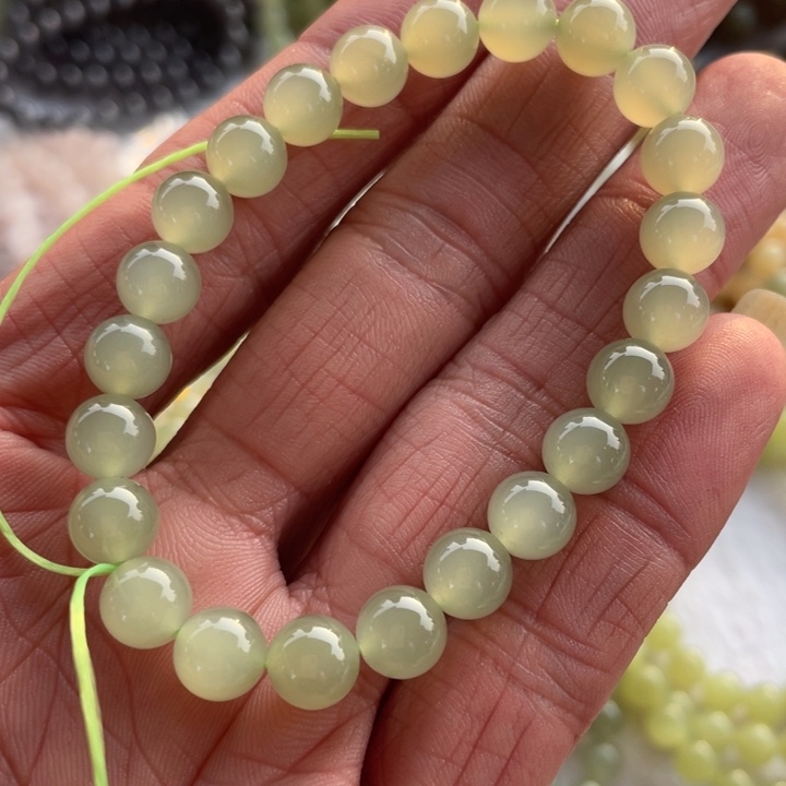 和田玉未镶嵌项链