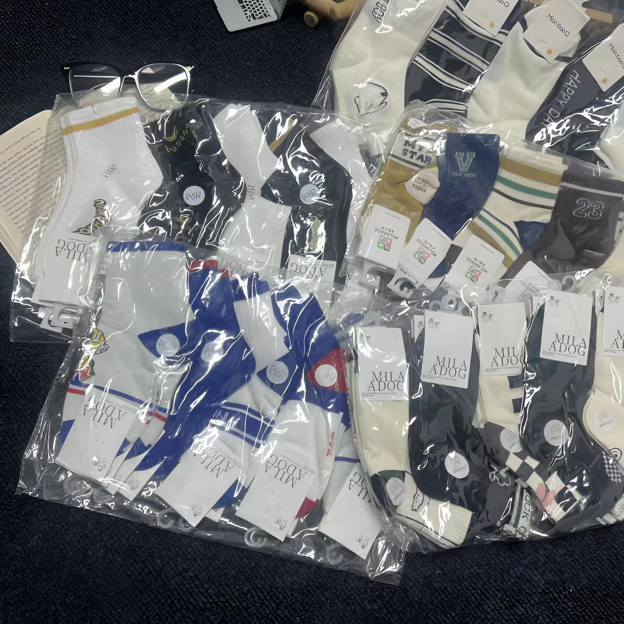 冬季棉袜一包10双男女宝通用常规男儿童袜子袜子保暖秋冬袜A-402